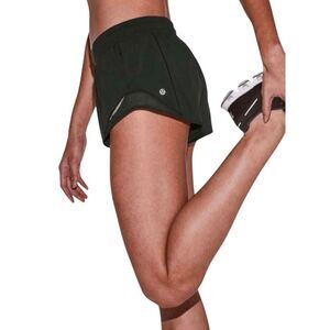 LULULEMON ATHLETICA Hotty Hot Short II '2.5" In Black Size 6R